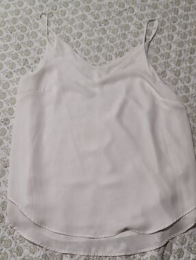 Women's Lightweight V-Neck Spaghetti Strap Cami - White